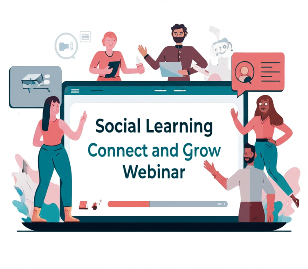 Students collaborating on laptops in modern classroom setting